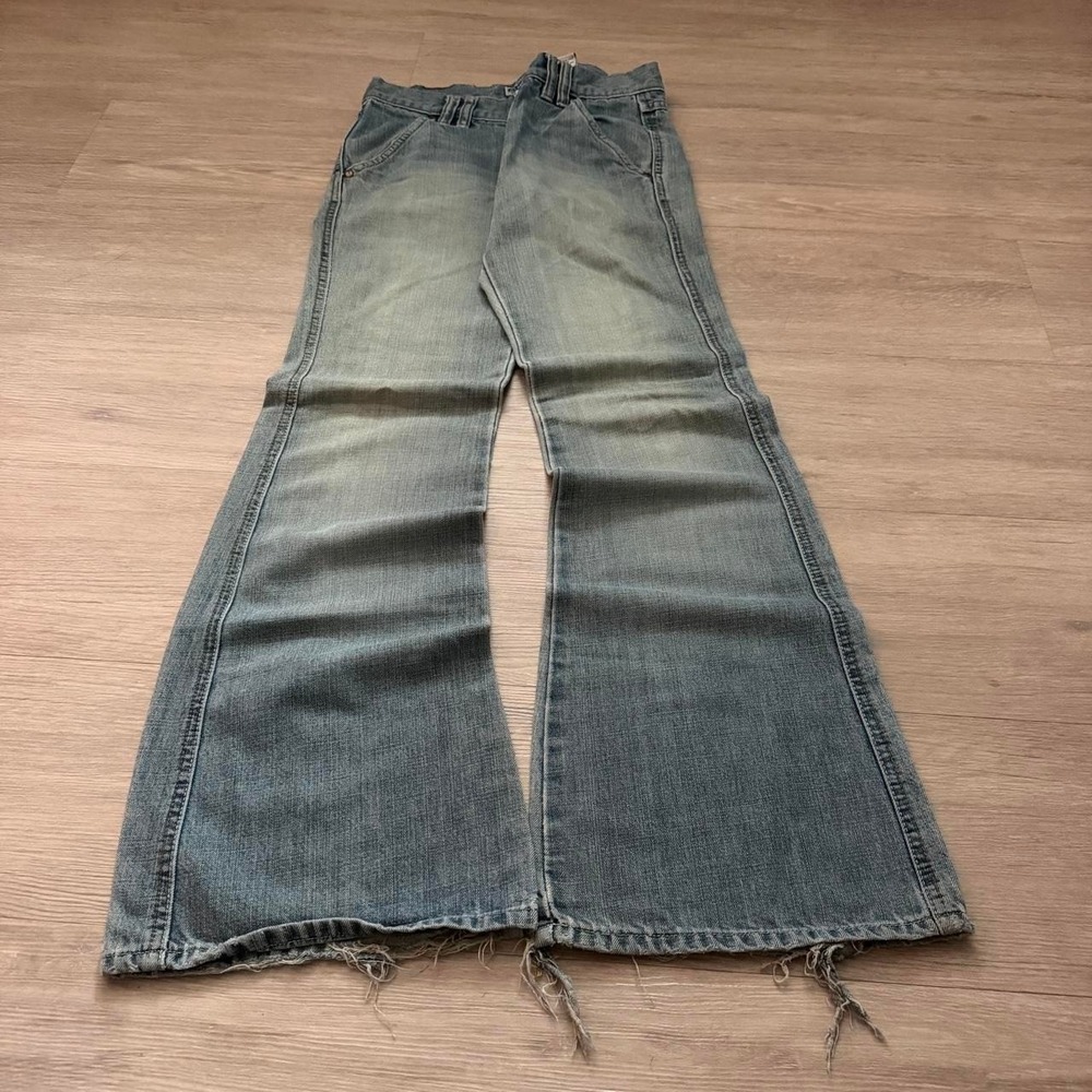 28x32 Faded Blue Bootcut Jeans Y2K 2000s Vintage
